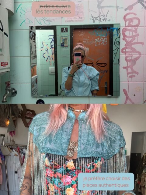 Je ne cherche pas à faire comme les autres. Je préfère créer mon propre style. ✨

Chez Lisou Street Vintage, chaque pièce est choisie une par une. Je ne sélectionne pas un vêtement parce qu’il « faut » l’avoir, parce qu’il est tendance ou parce que tout le monde le porte.

Je le choisis parce que je vois quelque chose en lui. Une coupe, une matière, une couleur, un détail, une étiquette, une époque… parfois une pièce que personne ne regarderait au premier abord, mais dont je vois immédiatement le potentiel. 👀🩷

Et derrière cette sélection, il y a énormément de travail : des heures de recherche, de chine, de tri et de sélection, pour trouver des pièces vintage authentiques, originales et surtout différentes. 🔎

Certaines sont très fortes, certaines sont particulières, certaines ne plairont pas à tout le monde… et c’est justement ce que j’aime.
Je n’ai pas envie d’une boutique où tout se ressemble. J’ai envie que vous puissiez tomber sur LA pièce que vous n’auriez pas trouvée ailleurs. 🧥👖✨

C’est aussi ça, pour moi, le vintage : avoir du caractère, mélanger les styles, détourner les pièces et créer le sien.

Et finalement, c’est exactement comme ça que je construis Lisou Street Vintage : avec mon œil, mes coups de cœur, mes recherches et beaucoup d’instinct. 🫶🏼

📍 Lisou Street Vintage — Lausanne
🕑 Mercredi à vendredi : 14h–19h
🛍️ Samedi : 11h–18h

Vous êtes plutôt du genre à suivre les tendances… ou à créer votre propre style ? 👀