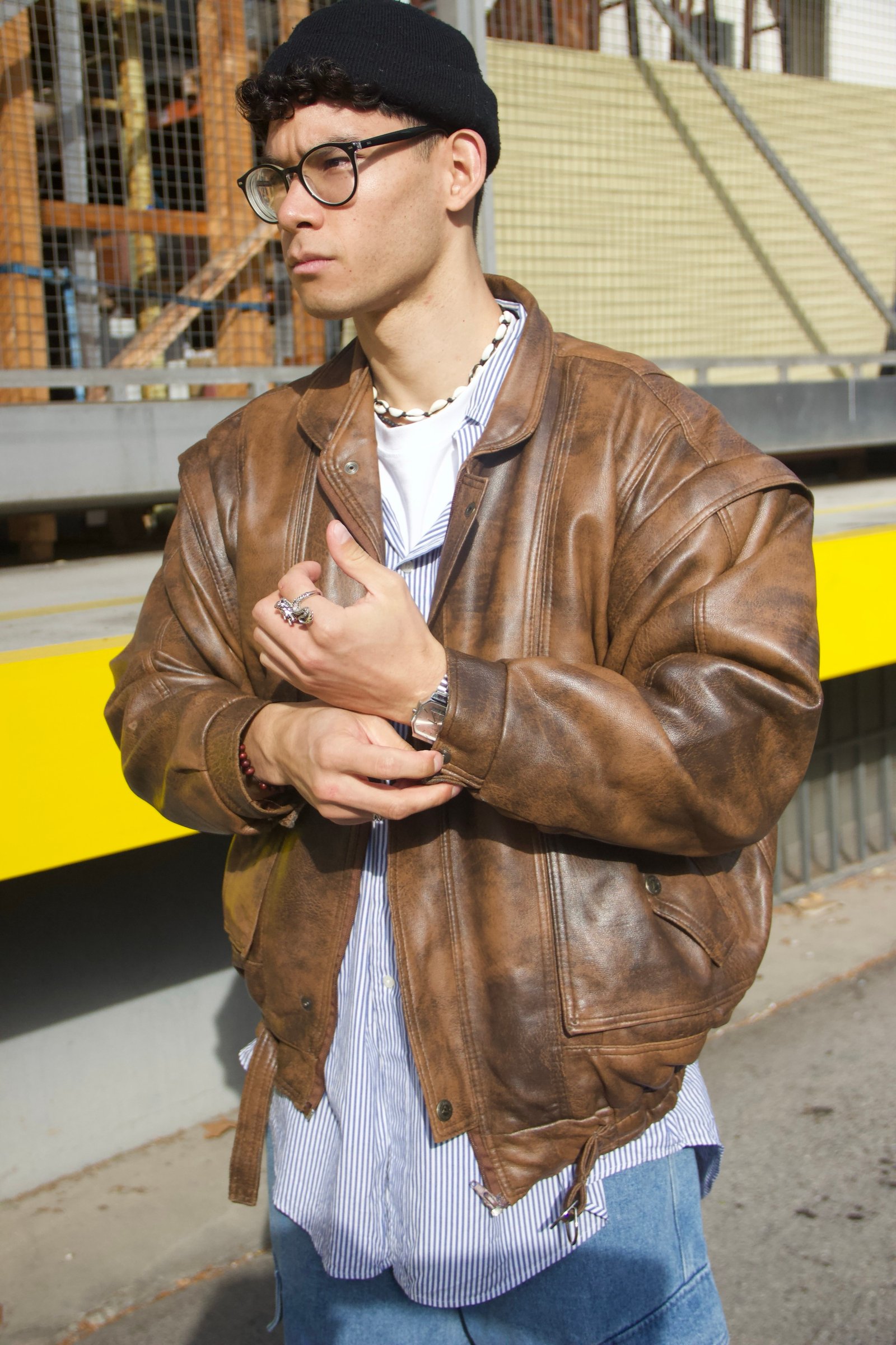 Veste vintage cuir