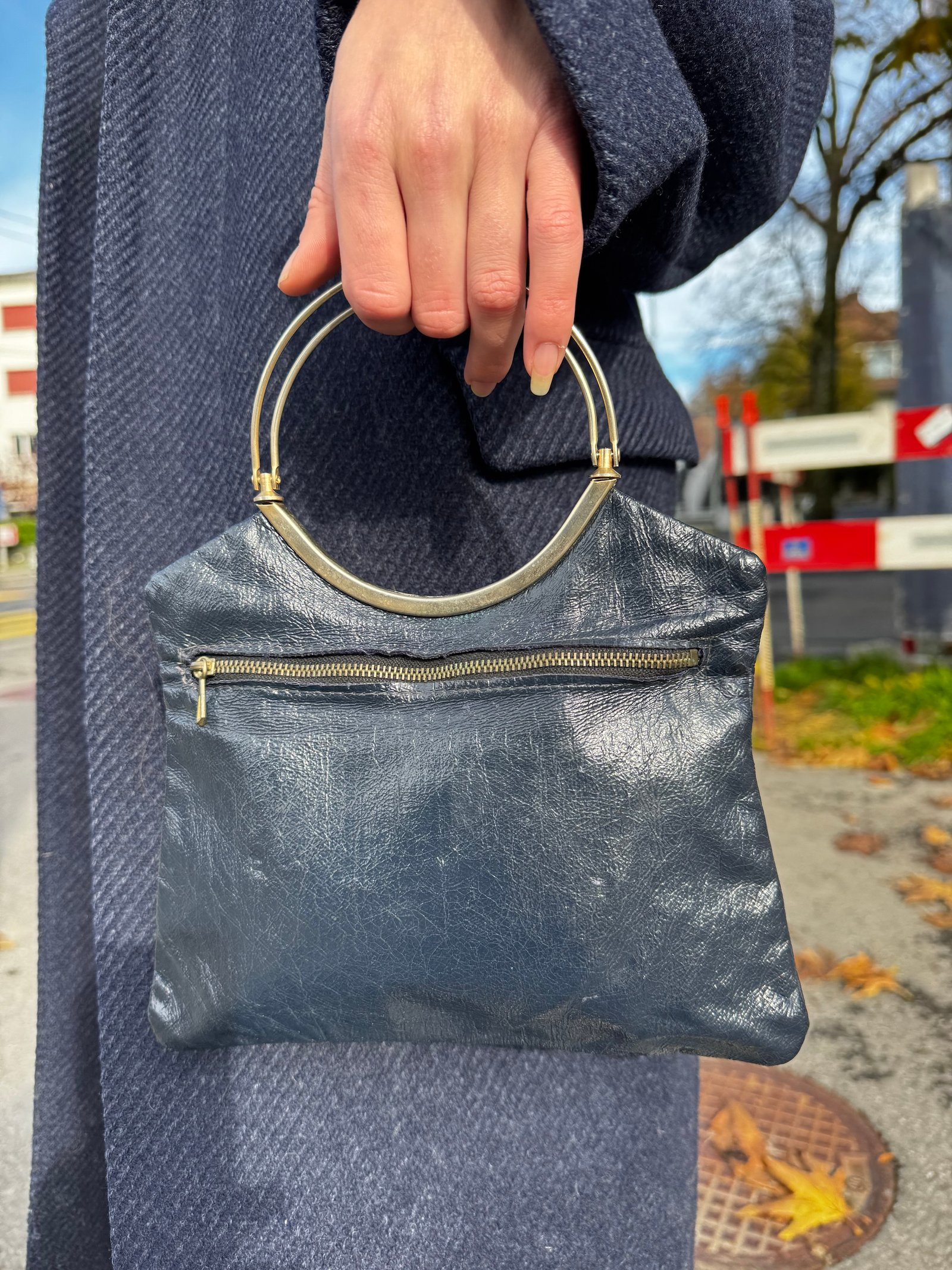 Sac en cuir vintage