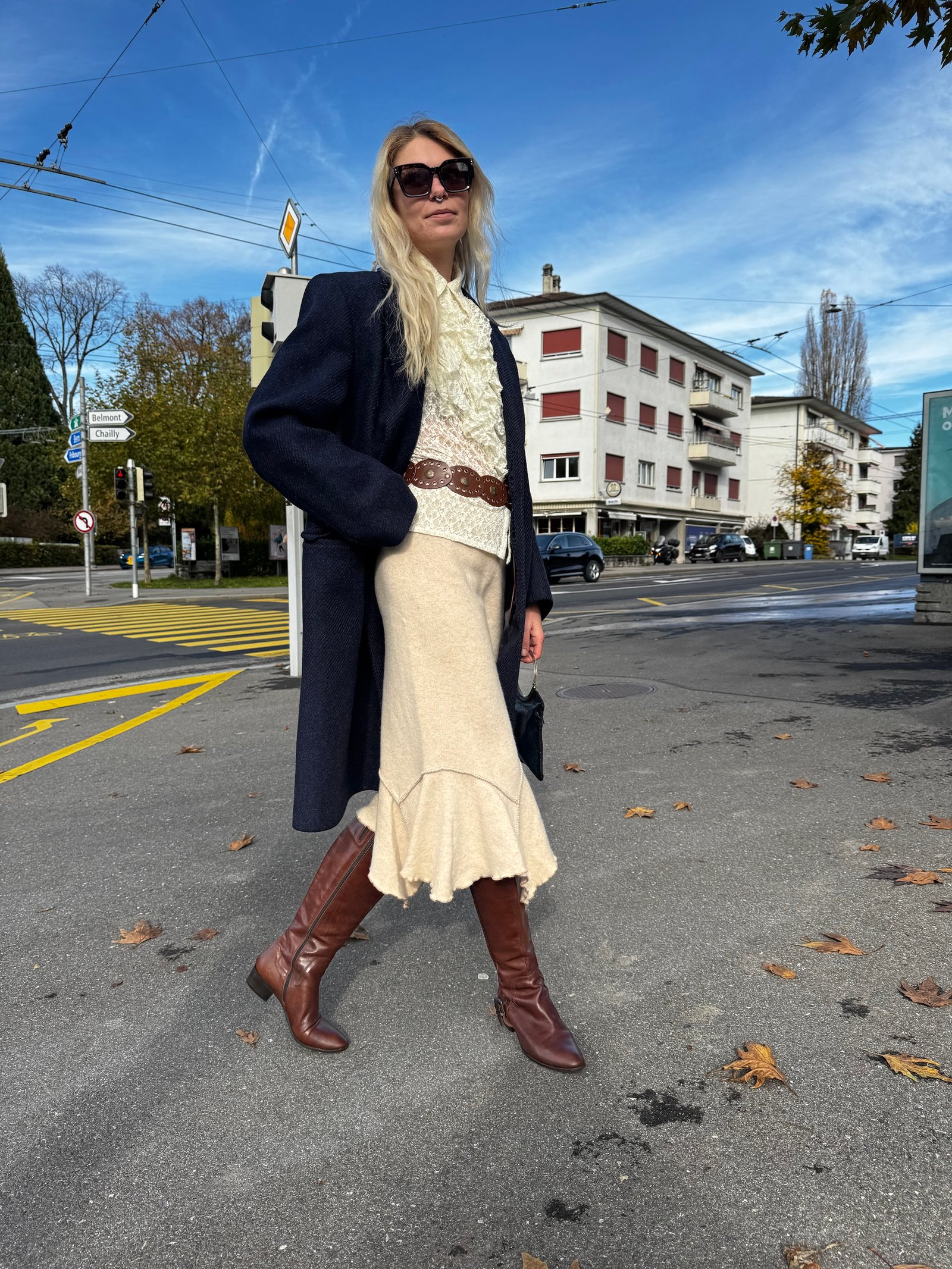 Bottes en cuir vintage