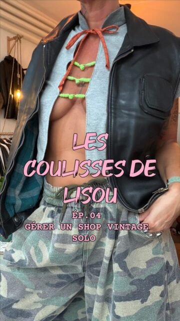 Les Coulisses de Lisou — Ép. 04 💗

Running a vintage shop alone…
7am → 4pm, entre café, kilomètres, arrivages, cartons, tri et boutique.

Le petit détail ?
Le lundi, c’est mon jour de repos. 🙃

La vie d’entrepreneuse, qu’ils disaient. 😂

Cette semaine au shop 🫶🏼
Mardi → vendredi · 14h–19h
Samedi · 10h–17h

📍 Lisou Street Vintage
Avenue de Béthusy 38B · Lausanne

Et vendredi + samedi soir, retrouvez-moi aussi à l’After Season à la Maladière 🪩💗