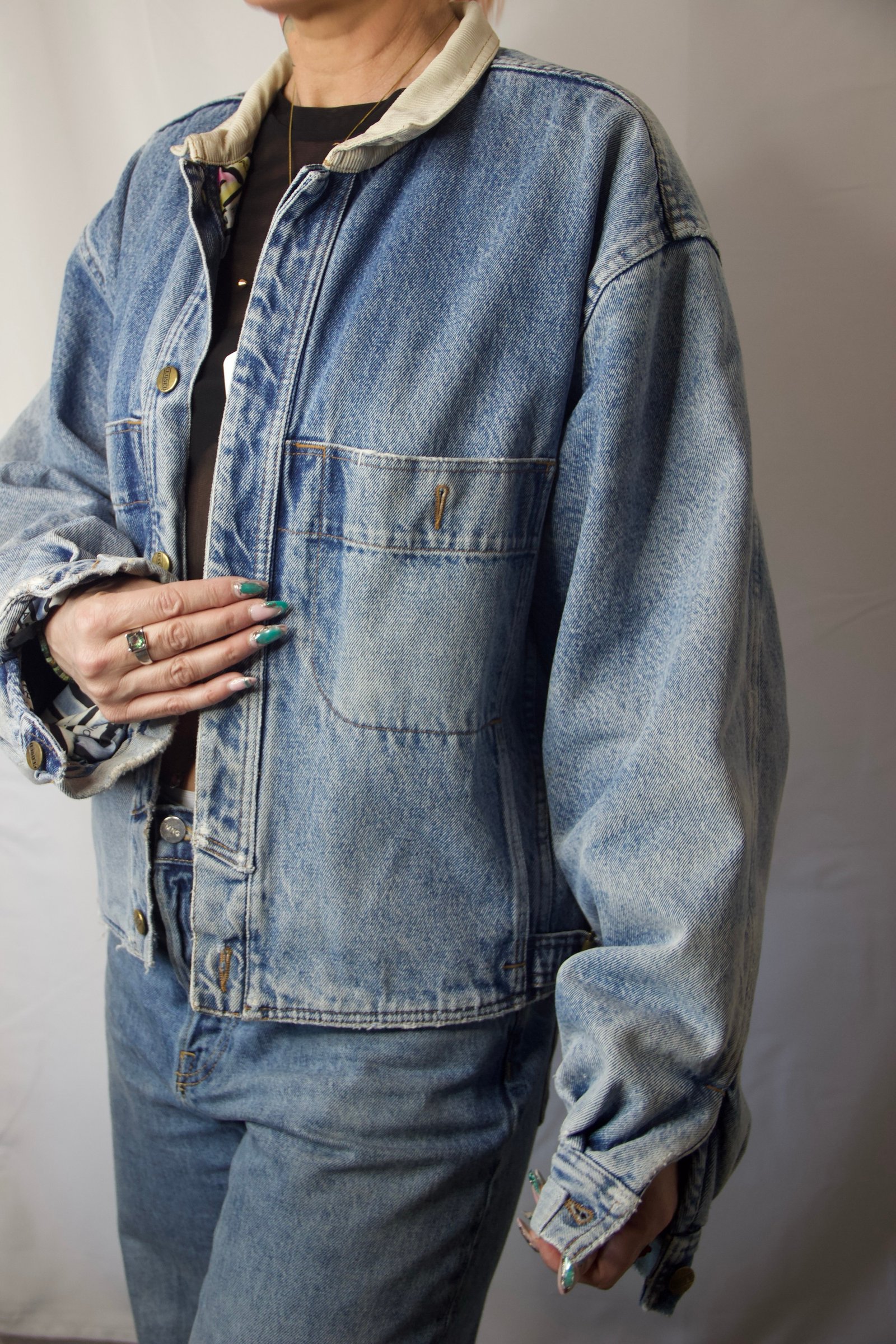Veste en jean vintage