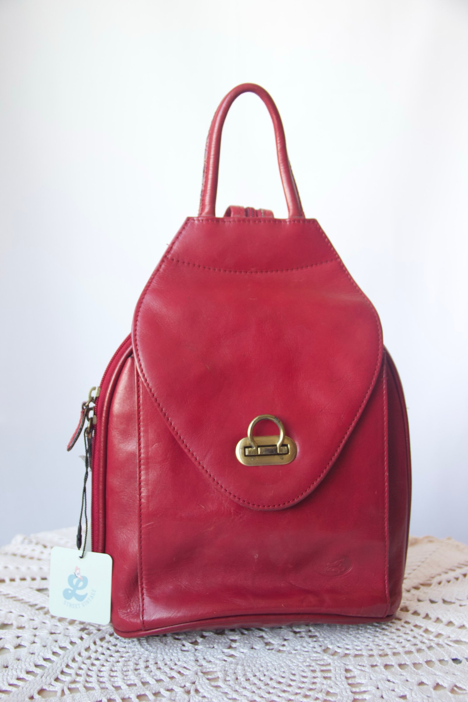 Sac à dos vintage en cuir vintage