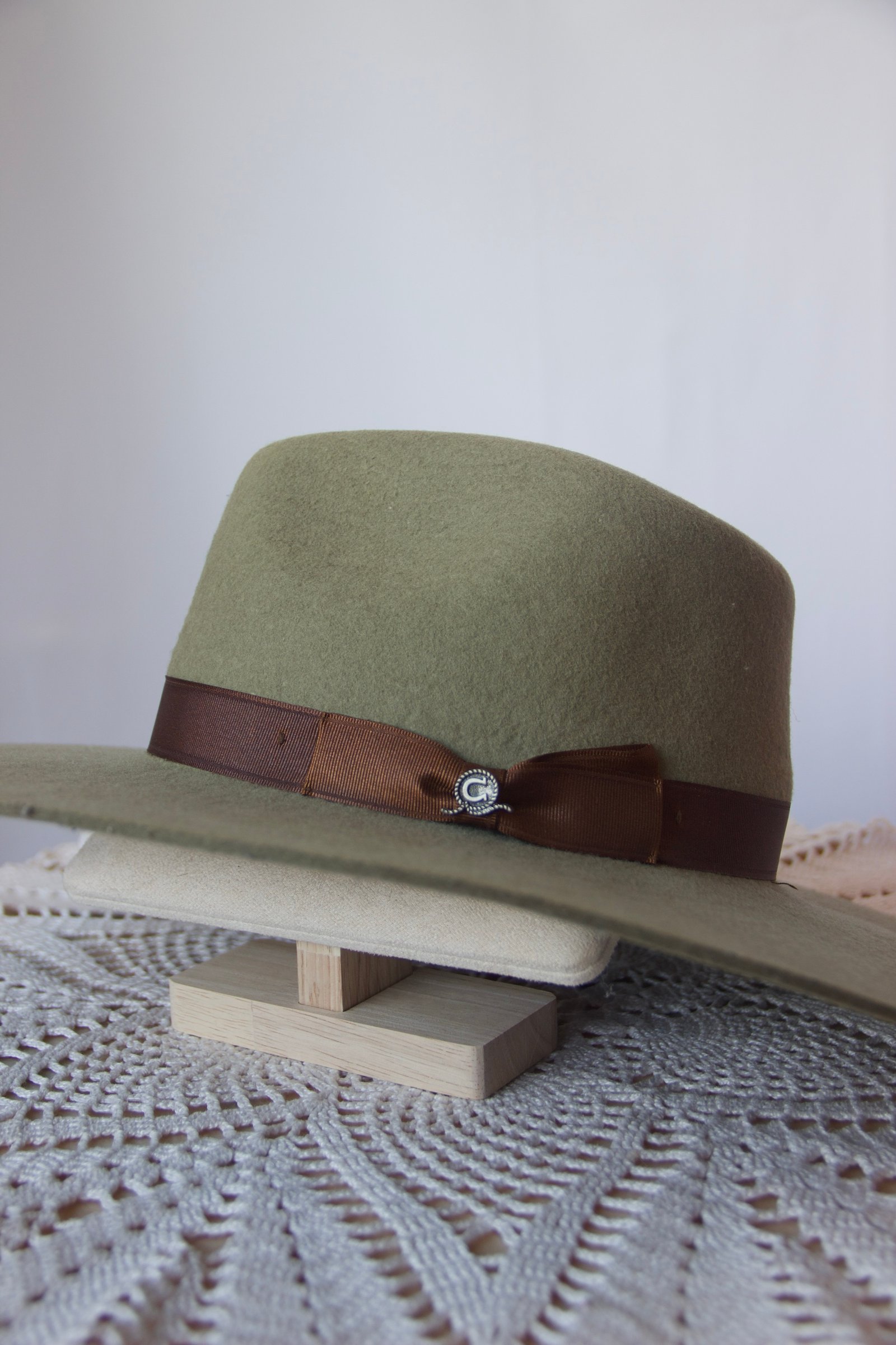 Chapeau western en feutre Charlie 1 Horse sauge