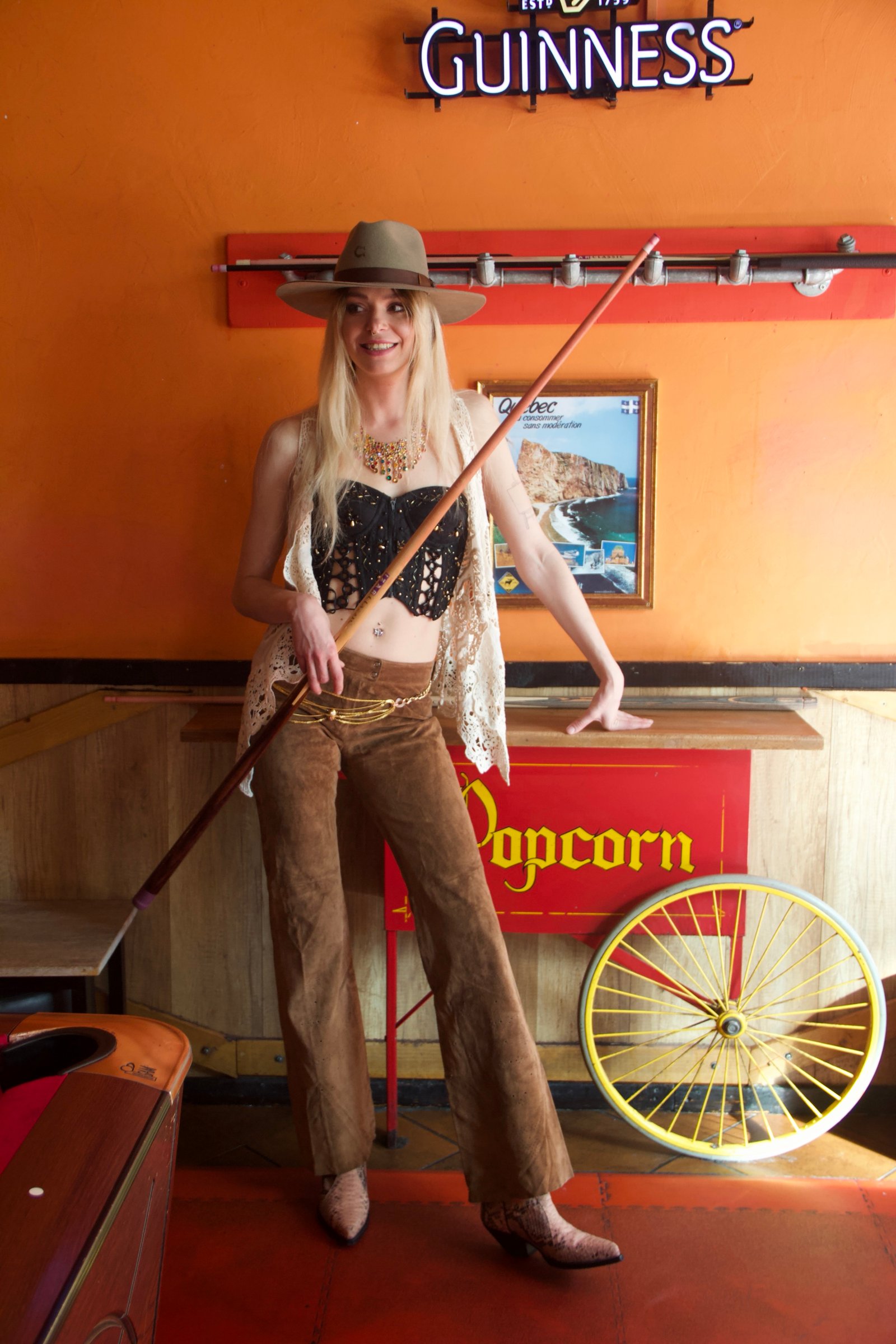 Pantalon en daim Mango vintage – taille basse