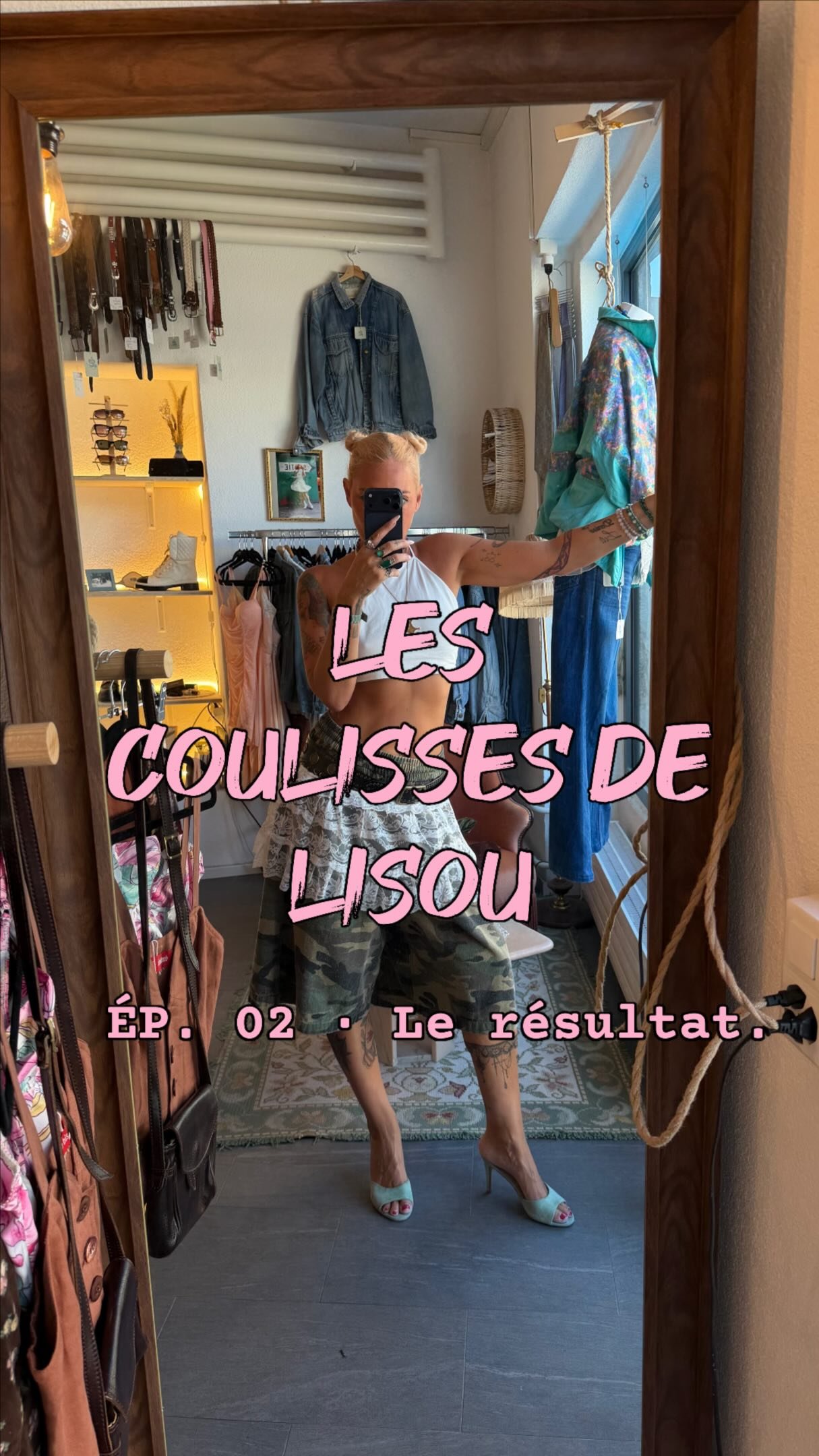 LES COULISSES DE LISOU — ÉPISODE 2 🎬

Le résultat ✨

Après avoir tout vidé, déplacé, trié et repensé… la boutique est enfin prête pour cette nouvelle saison.

Un espace plus épuré, des pièces davantage mises en valeur, une nouvelle sélection et quelques nouveautés qui arrivent au shop 👀

Et notamment du vintage Chanel & Tiffany & Co. 🖤

La rentrée est officiellement lancée chez Lisou.

À très vite pour l’épisode 3 🫶🏼