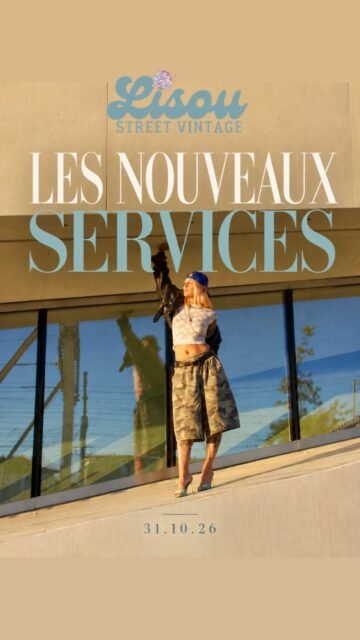 ✨ NOUVEAUTÉ CHEZ LISOU STREET VINTAGE ✨

Parce que le vintage, ce n’est pas seulement trouver de belles pièces. C’est aussi apprendre à mieux regarder ce qu’on possède déjà, à composer différemment et à trouver ce qui nous va vraiment. 🫶🏼

À partir du 31 octobre, retrouvez mes nouveaux services directement sur le site 🖥️✨

👗 Tri de dressing
🪩 Relooking & accompagnement personnalisé
🧥 Conseil en style & associations

Des moments pensés pour vous aider à faire du tri, redécouvrir votre dressing, créer de nouvelles associations et surtout acheter plus intelligemment. 🤎

Et pour ce Réel, j’ai eu droit à une invitée de marque 😏✨
Un grand merci @betty_rise_ d’avoir joué le jeu et surtout pour toute l’aide que tu m’apportes dans cette nouvelle aventure. 🤎 Ça compte beaucoup pour moi et je suis trop contente de t’avoir embarquée là-dedans avec moi. 🫶🏼

⚠️ HORAIRES EXCEPTIONNELS

❌ Vendredi 23 octobre : fermé
🤎 Samedi 24 octobre : ouvert de 11h à 18h
❌ Lundi 26, mardi 27 & mercredi 28 octobre : fermé
✨ Réouverture jeudi 29 octobre à 14h

📍 Lisou Street Vintage — Lausanne
🕑 Mardi–vendredi : 14h–19h
🕚 Samedi : 11h–18h

Rendez-vous le 31 octobre pour découvrir le nouveau site ✨